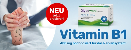 GLYCOWOHL Witamina B1 Tiamina 400 mg kapsułki o wysokiej dawce, 200 szt