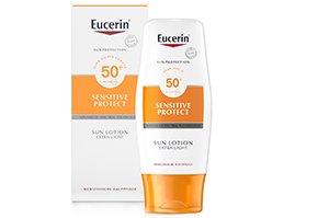 EUCERIN Mleczko do opalania extra light LSF 50, 150 ml