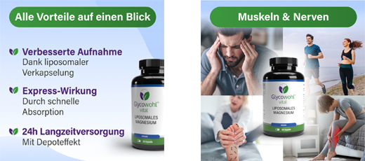 GLYCOWOHL vital liposomalny magnez w kapsułkach o wysokiej dawce, 120 szt
