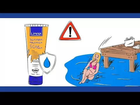 Film o produkcie Linola Mleczko do opalania LSF 50, 100 ml