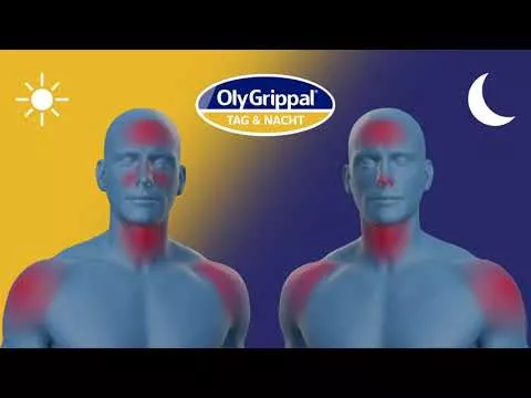Film o produkcie Olygrippal Dzień & Noc 500 mg/60 mg tabletki (16 sztuk)