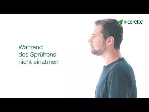 Film o produkcie nicorette Mint Spray zawierający 1 mg nikotyny w sprayu, 2 szt
