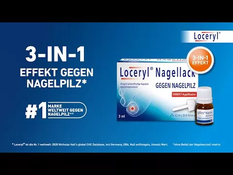 Film o produkcie Locerylowy lakier do paznokci przeciw grzybicy paznokci DIREKT-aplikator, 1,25 ml