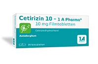 CETIRIZIN 10-1A Tabletki powlekane Pharma, 7 szt