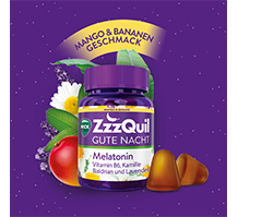 WICK ZzzQuil Good Night Mango & Banan, 30 szt