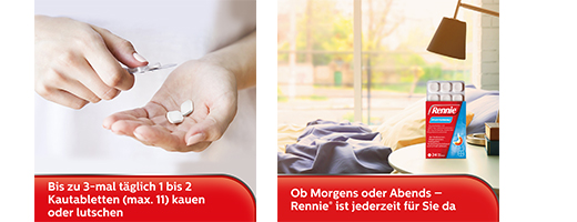 RENNIE Tabletki do żucia, 24 szt