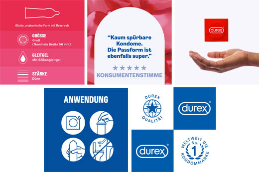 DUREX Klasyczne prezerwatywy Sensitive, 20 szt