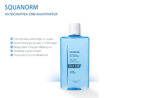 DUCRAY SQUANORM Przeciwłupieżowa nalewka cynkowa do włosów, 200 ml