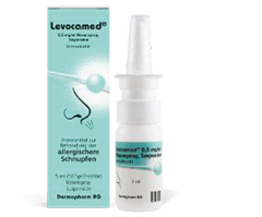 LEVOCAMED 0,5 mg/ml zawiesina aerozolu do nosa, 5 ml