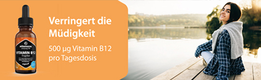 VITAMIN B12 100 µg krople wegańskie o wysokiej dawce, 50 ml