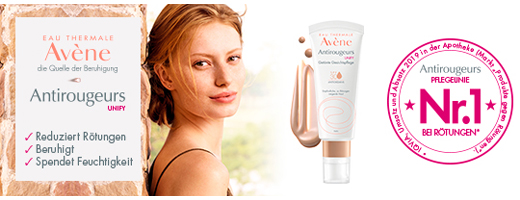 AVENE Antirougeurs UNIFY Tinted Care Cr.SPF 30, 40 ml