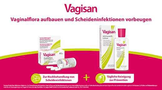 VAGISAN ProbioFlora Kapsułki dopochwowe z bakteriami kwasu mlekowego, 8 szt