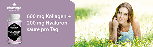 COLLAGEN 300 mg+Hyaluron 100 mg kapsułki o wysokiej dawce, 60 szt