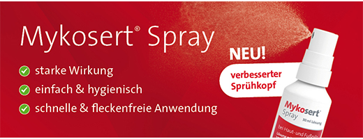 MYKOSERT Spray na grzybicę skóry i stóp, 2X30 ml