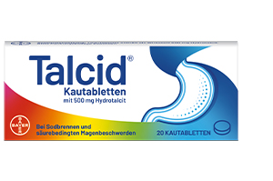 TALCID Tabletki do żucia, 20 szt