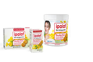 IPALAT Pastylki do ssania na gardło bez cukru, 120 szt
