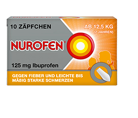 NUROFEN Czopki Junior 125 mg, 10 szt
