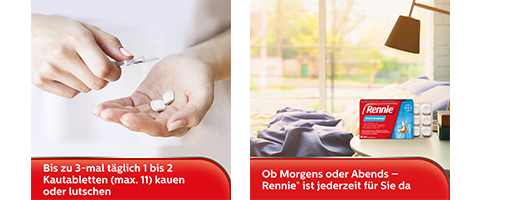 RENNIE Tabletki do żucia, 96 szt