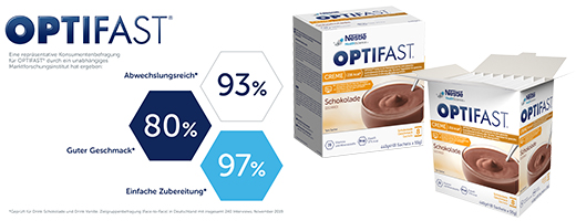 OPTIFAST Krem czekoladowy w proszku, 8X55 g