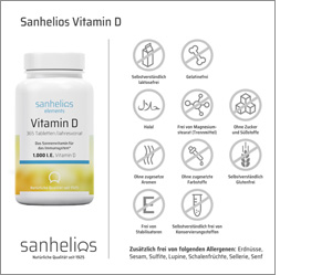 SANHELIOS Witamina D 1000 j.m. w tabletkach, 365 szt