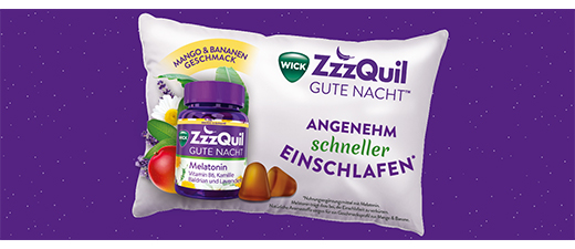 WICK ZzzQuil Good Night Mango & Banan, 30 szt