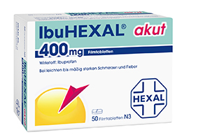 IBUHEXAL ostre 400 tabletek powlekanych, 50 szt