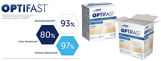OPTIFAST Home Cream Vanilla Powder, 8X55 g