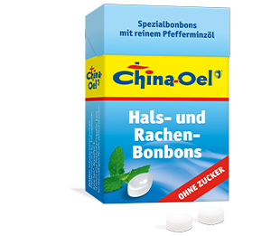 CHINA ÖL Słodycze na gardło i kaszel bez cukru, 40 g