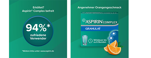 ASPIRIN COMPLEX saszetka z granulatem do sporządzania zawiesiny do podawania, 20 szt