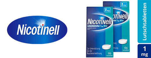 NICOTINELL Pastylki do ssania 1 mg Mięta, 2X96 St