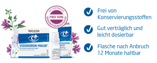 VISIODORON Krople do oczu Malva, 10 ml