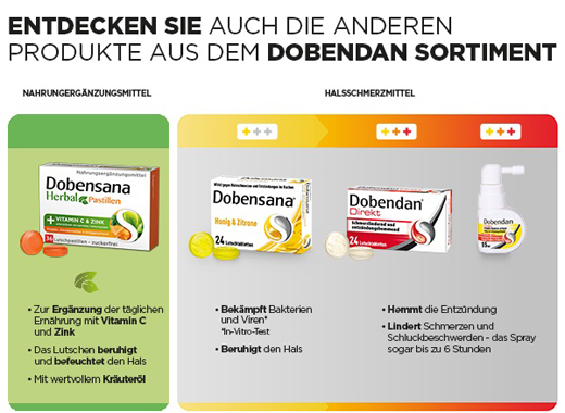 DOBENSANA Pasta ziołowo-miodowa Vit.C & Pastylka cynkowa, 36 szt