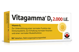 VITAGAMMA witamina D3 2,000 I.U. NEM tabletki, 50 szt