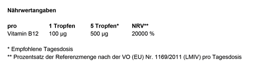 VITAMIN B12 100 µg krople wegańskie o wysokiej dawce, 50 ml