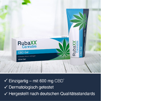 RUBAXX Konopie indyjskie CBD Żel, 120 g