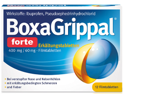 BOXAGRIPPAL forte Cold Tab. 400 mg/60 mg FTA, 12 szt