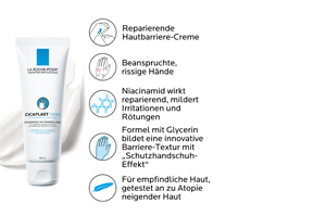 ROCHE-POSAY Krem do rąk Cicaplast, 100 ml