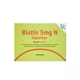 BIOTIN Tabletki 5 mg N, 150 szt