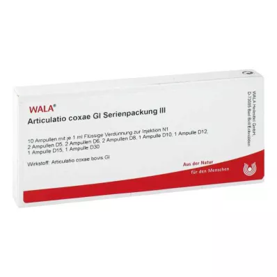 ARTICULATIO coxae GL Opakowanie seryjne 3 ampułki, 10X1 ml ARTICULATIO coxae GL Opakowanie seryjne 3 ampułki, 10X1 ml