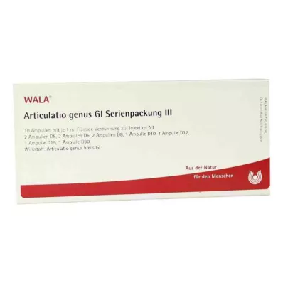 ARTICULATIO rodzaj GL Opakowanie zbiorcze 3 ampułki, 10 x 1 ml ARTICULATIO rodzaj GL Opakowanie zbiorcze 3 ampułki, 10 x 1 ml