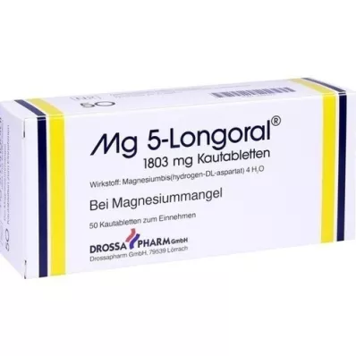MG 5 LONGORAL Tabletki do żucia, 50 szt