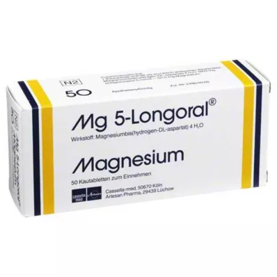 MG 5 LONGORAL Tabletki do żucia, 50 szt