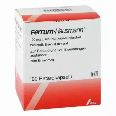 FERRUM HAUSMANN Kapsułki o powolnym uwalnianiu, 100 szt FERRUM HAUSMANN Kapsułki o powolnym uwalnianiu, 100 szt