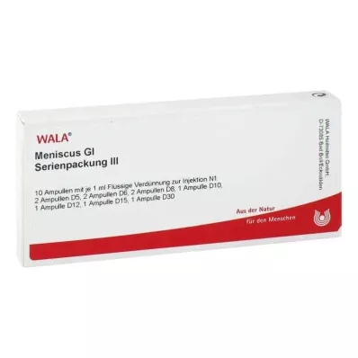 MENISCUS GL Opakowanie zbiorcze 3 ampułki, 10 x 1 ml MENISCUS GL Opakowanie zbiorcze 3 ampułki, 10 x 1 ml