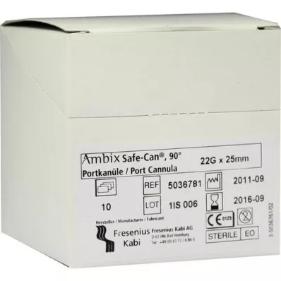 AMBIX Safe-Can Portpunkt.Kan.22 Gx25 mm zakrzywiony, 10 szt
