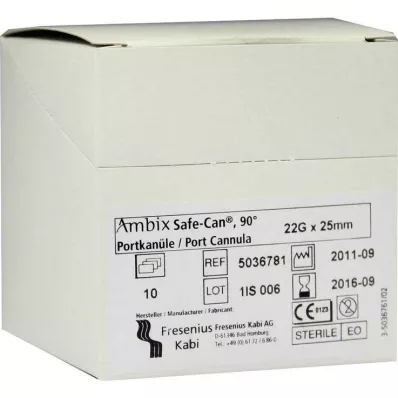 AMBIX Safe-Can Portpunkt.Kan.22 Gx25 mm zakrzywiony, 10 szt AMBIX Safe-Can Portpunkt.Kan.22 Gx25 mm zakrzywiony, 10 szt