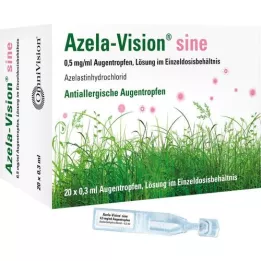AZELA-Vision sine 0,5 mg/ml roztwór do oczu, pojedyncza dawka, 20X0,3 ml