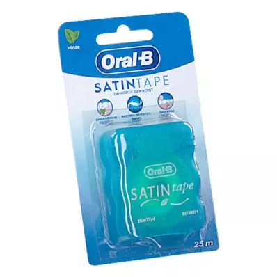 ORAL-B Nić dentystyczna SATINtape 25 m, 1 szt ORAL-B Nić dentystyczna SATINtape 25 m, 1 szt