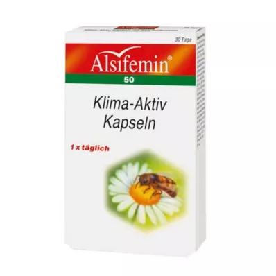 ALSIFEMIN 50 kapsułek Climate active with soy 1x1, 30 szt