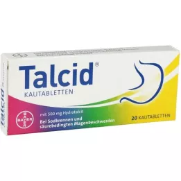 TALCID Tabletki do żucia, 20 szt